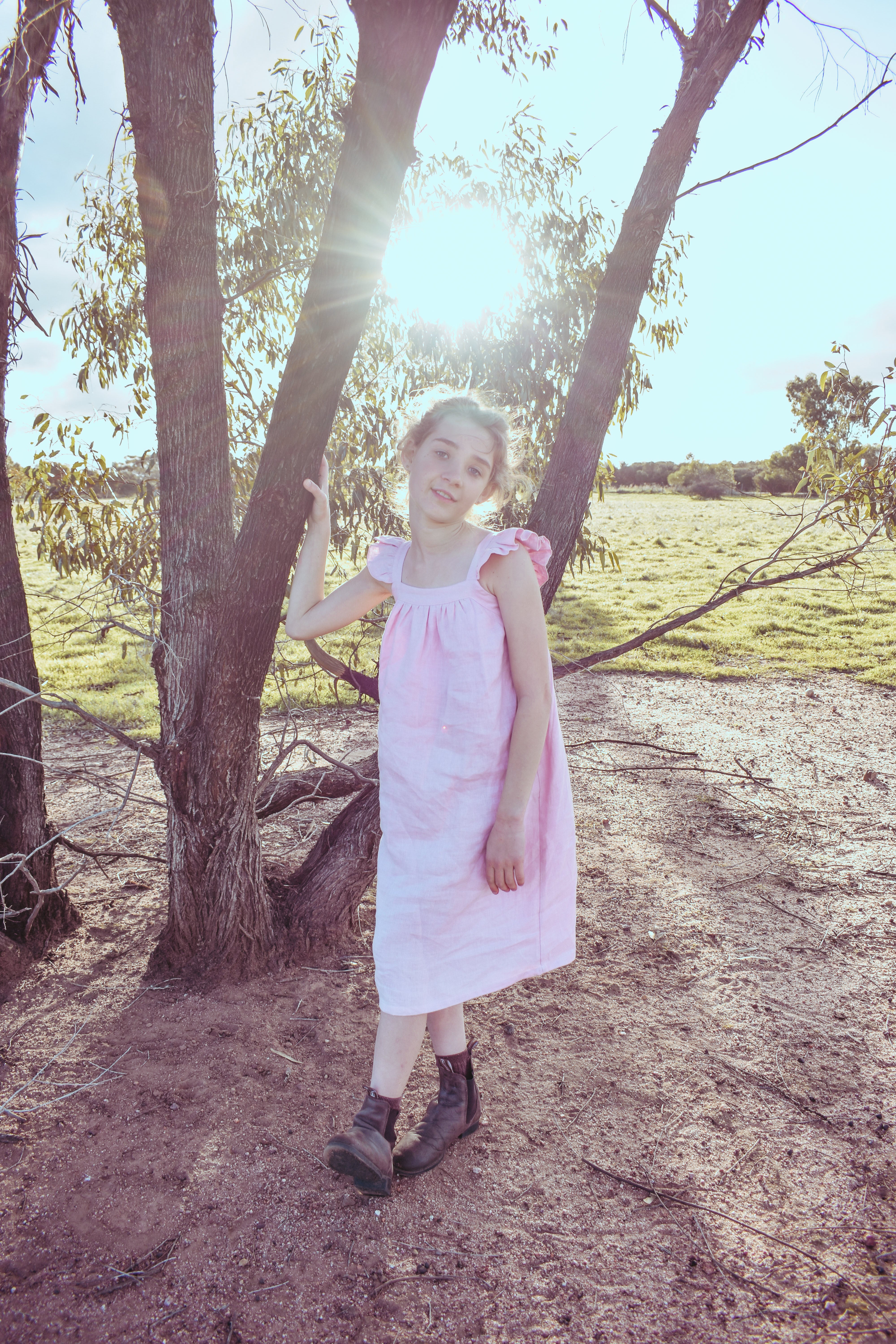 Girls Linen nightie